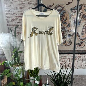 🌾 Rhude Rancho Oversized Boxy Fit Tee - Worn Twice!